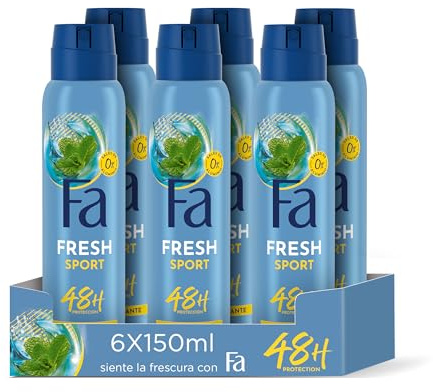 Fa Sport Deodorant, 6 Stück, 900 ml