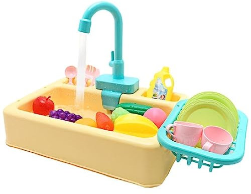 dish toys kitchen toys playhouse toys role-playing toys sink toys dishwasher running water play toys montessori kitchen sink toys dishwasher running water play toys