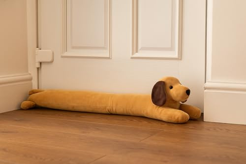 Marco Paul Wursthund Zugluftstopper, Wärmesparer für Zuhause (Beige)