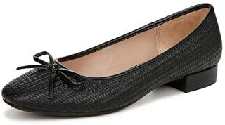 LifeStride Women's Classic Ballet Flat, Black, 6 UK