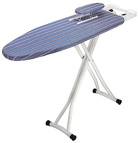 ALEjon Table à repasser peu encombrante, planche à repasser pliable, support mural réglable en hauteur, planche à repasser robuste et antidérapante, pieds antidérapants, bonne portance, robuste pour l