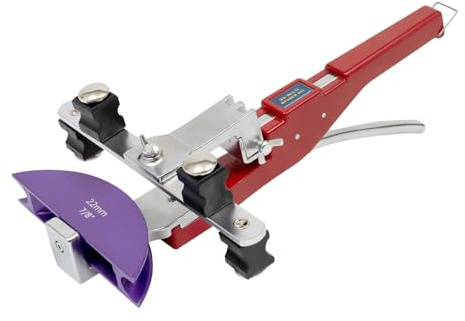 Curvatubi manuale, set di piegatubi, 90°, 6-22 mm, azionamento manuale a cricchetto, funzione di piegatura, adatto per tubi in rame, tubi in alluminio