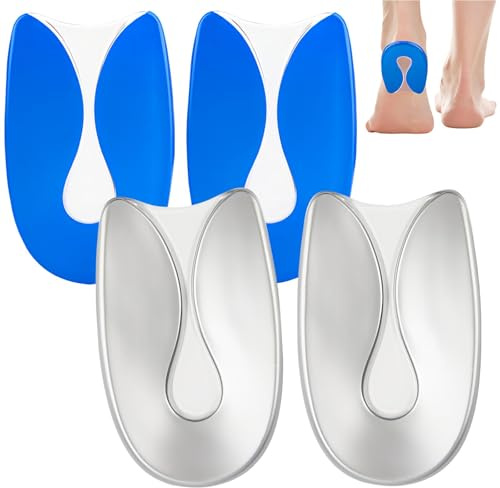 2 Paia Di Cuscinetti Per Tallone Autoadesivi, Cuscinetti Per Tallone A Forma Di U, Cuscinetti Per Tallone Morbidi, Cuscinetti Per Tallone Elastici, Accessori Per Scarpe