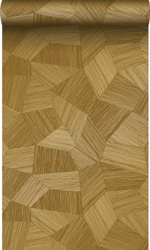 Origin Tapete 3D-Muster Honiggold 53 cm x 10.05 m