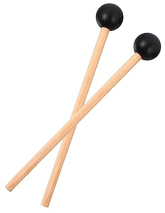 ibasenice 1 Paar Marimba Schlägel Paukenhammer für Xylophon und Glockenspiel Griff Präzise Artikulation