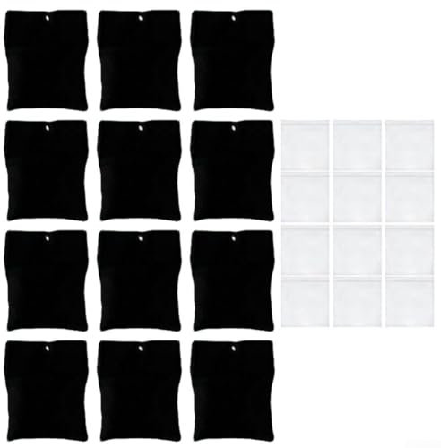 Contrapeso de lona para exteriores con clips de metal, bolsas de arena resistentes de 15 onzas para cortinas de cenador, mantel, banderas resistentes al viento y al agua, diseño autoadhesivo (12