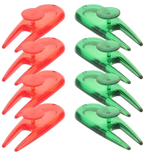 BESTonZON 8 Pezzi di Forchetta da Golf Accessori da Golf Strumento per Divot Marcatore di Palline All'Aperto