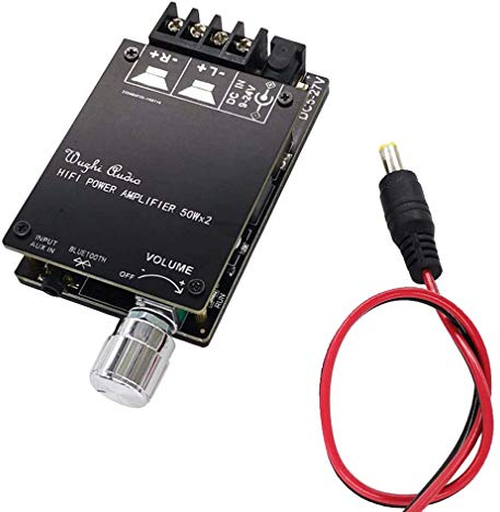 DollaTek HiFi Wireless Bluetooth 5.0 TPA3116 Digital Power Audio Verstärkerplatine Dual Channel DC 5V-27V mini verstärker TPA3116D2 50WX2 Stereo AMP Verstärker Heimkino