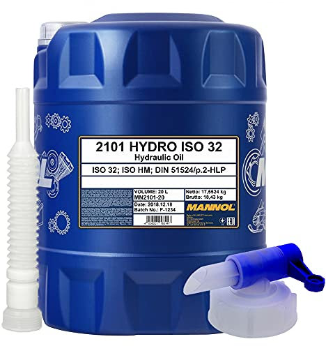 20 Liter, MANNOL 2101 Hydro ISO 32 Hydrauliköl (2,87€/Liter)