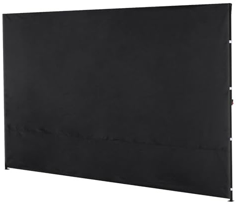 Wenshall Seitenwand/Seitenteile für 3x3m/3x6m pavillon, 420 Denier Polyester| WASSERDICHT| UV-Block (Schwarz)