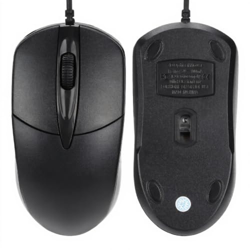Annadue Beheizter Maus, USB kabelgebundene Computer Maus, ergonomisches Design, 3 Stufen Einstellbare Temperatur, 1600DPI Erhitzte Maus für für OS X System