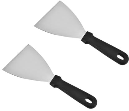 IMIKEYA 2stücke Edelstahl Grillschaufel Küchenspatel Für Backen Pizza Torten Servieren Schaufel Aus Rostfreiem Stahl Für Gebäck Quiche Kuchen Backschaufel Mit Schneidfunktion Für Pizza Und