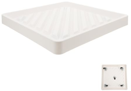 Toddmomy Plateau à roulettes pour Plantes Carré avec Roues pour Jardin et Maison, Matériau PP Épaissi, Dimensions 31X31X2,8 CM, Mobilité Facile et Construction Robuste