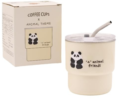 Taza de café con tapa y pajita, vaso de 450 ml, vasos de café, vasos de cerveza, taza de viaje, taza de batido, taza de acero inoxidable, diseño a prueba de fugas, para café, cócteles, té