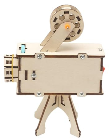Projecteur Home Cinéma - Projecteur télécommandé | Kit de projecteurs scientifique en bois | Activités d'apprentissage pratiques pour les élèves, les filles de 7 à 14 ans, la classe et l'école à la ma