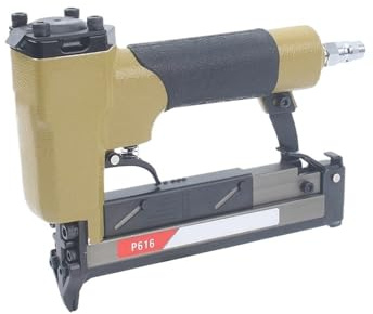 Grapadora profesional para trabajos pesados Pistola Clavadora Neumática 23GA P616, Grapadora Herramientas Longitud De Clavo 6-16 Mm
