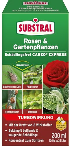 Substral Careo Eco Konzentrat 200ml Schädlingsbekämpfung | Gegen Blattläuse Schildläuse und Spinnmilben | Knock-Down-Effekt | Nicht bienengefährlich