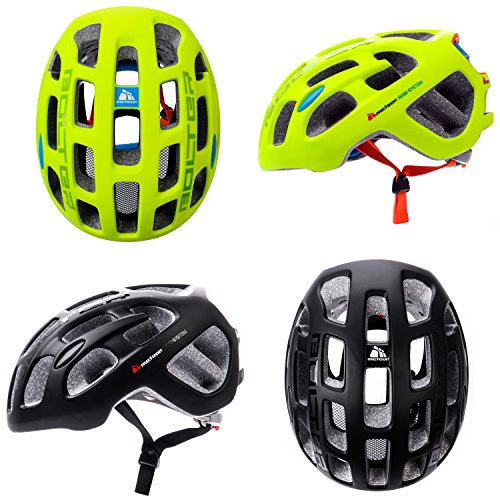 meteor Fahrradhelm Herren Damen Kinder-Helm MTB rollerhelm kinderfahrradhelm Mountainbike rennradhelm Inliner skaterhelm BMX fahradhelm Scooter Jungen Bike Helmet M 55-58 cm Schwarz
