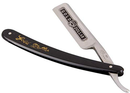 Minkissy 5 Stück Rasiermesser Klappbar Kunststoff Vintage Retro Edge Razor Edelstahl Bartmesser Traditionell Rasiermesser für Herren Männer Weihnachtsschmuck Schwarz Silber