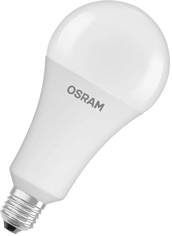 Osram LED Star Classic A200, matte LED-Lampe in Birnenform, E27 Sockel, Warmweiß (2700K), 3452 Lumen, Ersatz für herkömmliche 200W-Glühbirnen, 4er Pack