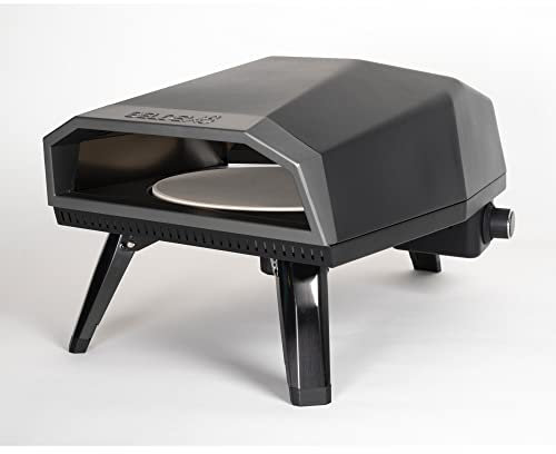 Four à pizza gaz BELDEKO Diego – Pierre tournante Ø 30,5 cm – 4 400 W – 40 × 60 × 35 cm – livré avec 2 pierres réfractaires + pelle – usage butane/propane – marque française