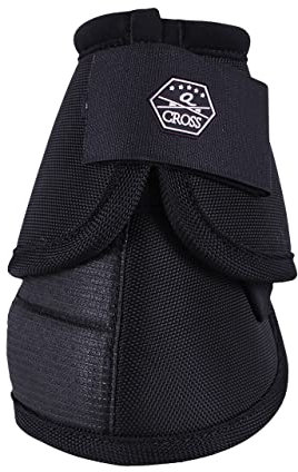ARBO-INOX Hufglocken Springglocken mit Kevlar® Vielseitigkeitsglocken (XS, Schwarz)