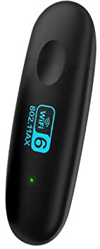 Adaptador WiFi USB 3.0 de largo alcance para PC portátil de escritorio 2.4G/5G de alta velocidad 1201Mbps USB WiFi Dongle adaptador