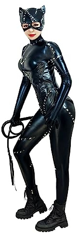 Nodkim Disfraz de cuerpo completo para mujer, de elastano, para Halloween, cosplay, talla S