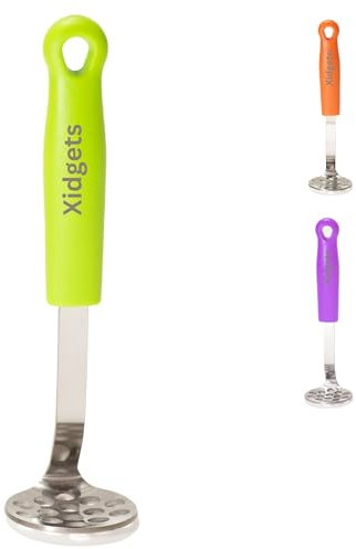 Mini Avocado Stampfer Klein Kartoffelstampfer Heavy Duty Küchenhelfer Edelstahl Winziger Stampfer Kompakter Mini Stampfer für Avocado - Mühelose Guacamole-Zubereitung, Spülmaschinenfest… (Grün)