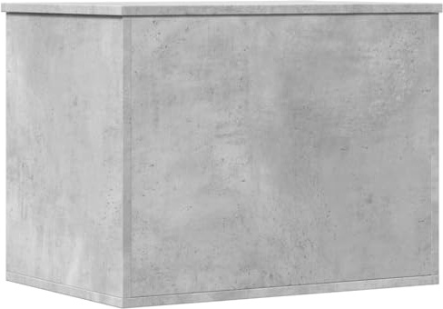 vidaXL Truhe Betongrau 60x42x46 cm Holzwerkstoff
