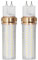 SASKATE 2 Stück 20 W G12 LED Maiskolben, 20 W G12 LED-Leuchtmittel, 2000 lm, 360 Grad Abstrahlwinkel, SMD-Chip, Maiskolben, für Deckenleuchten, Stehlampen zu Hause (warmes Licht)