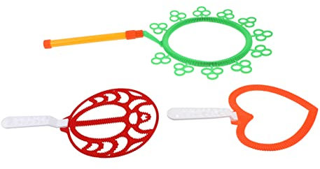 JOINPAYA 3stücke Blasen Spielzeug Für Junge Mädchen Seifenblasen Set Kunststoff Große Seifenblasenmacher Outdoor Blasen Zauberstäbe Für Kinderaktivitäten