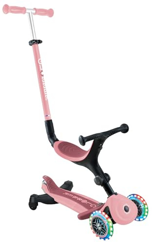 Globber Go Up Active Beleuchtung, 360 Grad, Evolutionärer Roller mit Sitz und Lichtern für Kleinkinder ab 15 Monaten