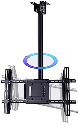 Support TV mobile universel avec roulettes réglable en hauteur pour écrans LCD LED de 55 à 90 pouces, capacité de 100 kg, parfait pour la maison et le bureau