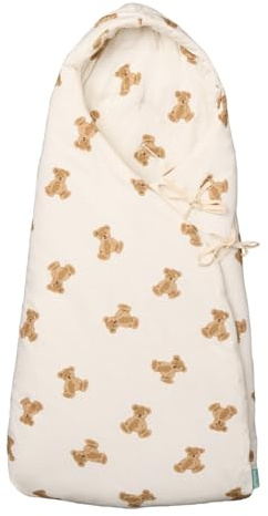 molis&co - Sacco Passeggino Invernale, Primavera e Autunno TOG 2.5 - Coperte Passeggino Universale - 100% Sacco Termico Cotone (OEKO-TEX 100) - Sacco a Pelo per Navicella - Teddy