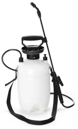 Luobannm Bomba de Agua Agrícola de la Presión de la Botella 4L, Rociador Neumático Manual para el Rociador Agrícola del Agua de la Horticultura