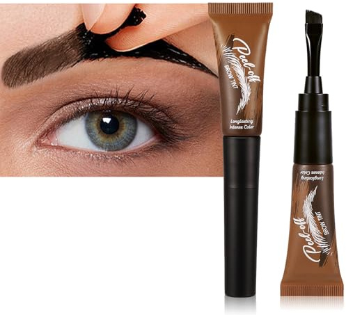 Tattoo Eye Brow Tint, Peel Off Eyebrow Gel Tint, Semi-Permanent Colour Eyebrow Dye,Lasts Up To 3 Days, Waterproof Long-Lasting Natural Eye Brow Makeup for Women Girls (03# Taupe)