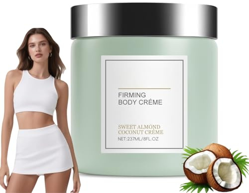 Moisturizing Firming Body Cream, Skin Tightening Cream Body, Firming Cream for Loose Skin, Brightening Body Lotion, Wrinkle Cream, Day & Night Sk/in Firm/ing Body Cream(Coconut Flavor)