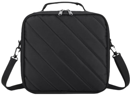 JiangJiangBao Carry Bag for VOPLLS Q5 Thinnest Mini Projector | Storage Bag for NexiGos Nova Mini Portable Laser Projector & Projector Accessories, with Adjustable Shoulder Strap