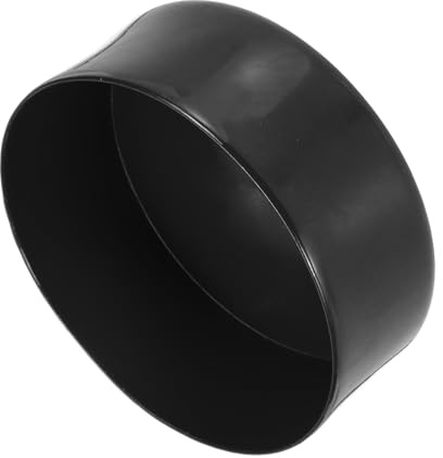 QUARKZMAN 2 Stück Gummi Endkappen 140mm ID x 80mm H PVC Kunststoffkappe Schutzkappen Abdeckung Fußkappen für Stuhlbeine Tischbeine Möbel Schrauben Metallstäbe Rohr Zaunpfosten Schwarz