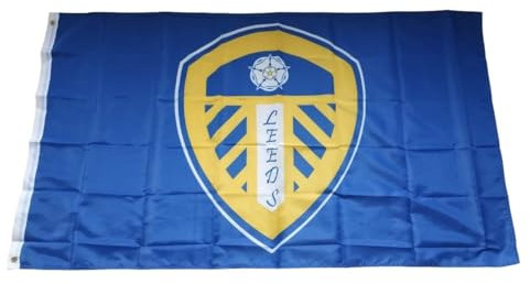 Leeds United colours FLAG 5x3