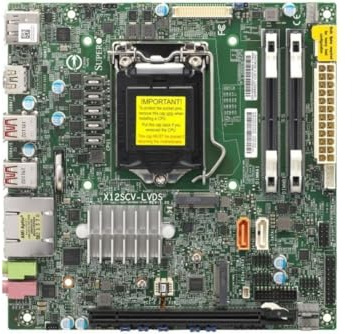 SUPERMICRO MBD-X12SCV-LVDS-O Mini-ITX Carte mère pour serveur LGA 1200 Intel W480E