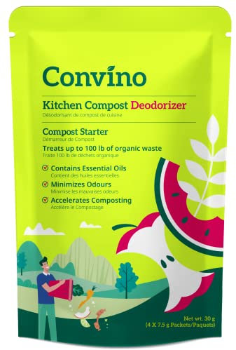 Convino: un acceleratore di compostaggio che aiuta a ridurre gli odori dei rifiuti della cucina
