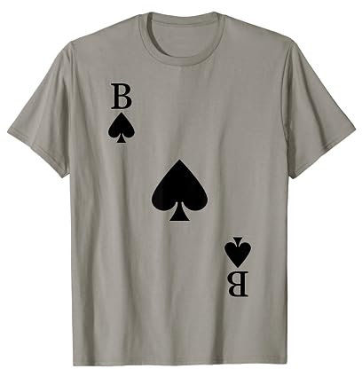 Spielkarte Pik Bube Kartenspiel Fasching Karneval Kostüm JGA T-Shirt