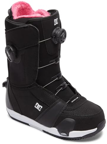 DC Step On Lotus Womens Snowboard Boots Black/White/Black 10