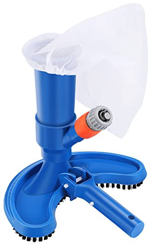 Aspirateur de Piscine Portable Aspirateur Piscine Hors Sol Aspirateur Nettoyeur à Jet de Piscine avec Sac en Filet à Cordon Outil de Nettoyage de Piscine pour Spa et Bain à Remous