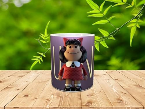 Taza Mafalda - Realista. Ideal para todo amante del cómic que odie la sopa.