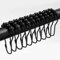 Anneaux De Douche 12 Pièces Anneaux pour Rideau De Douche Anneaux De Douche en Acier Inoxydable Crochet pour Rideau De Douche avec Système Coulissant Crochet en Acier Inoxydable Robuste (Noir)