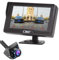 OBEST Caméra de Recul 1080P 4.3 Pouces,Camera de Recul Voiture avec Bonne Vision Nocturne,Kit de Surveillance Vidéo Moniteur,Caméra de Recul Allume-Cigare 12V