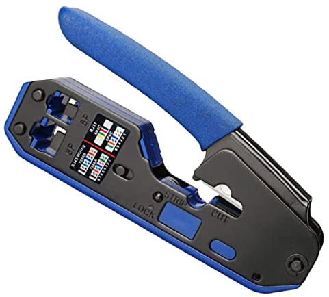 BESTonZON Herramienta Pelacables Eléctricos Tenaza De Crimpado Cortador De Cables Alicate Pelacables Crimpadora